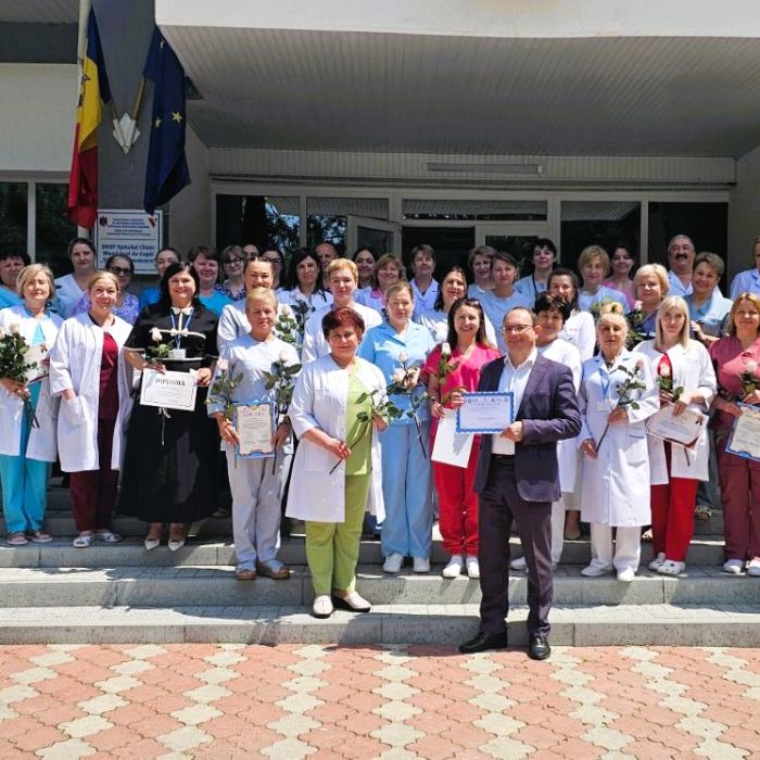 Ziua Lucrătorului Medical și a Farmacistului marcată la Spitalul Clinic Municipal de Copii „Valentin Ignatenco”